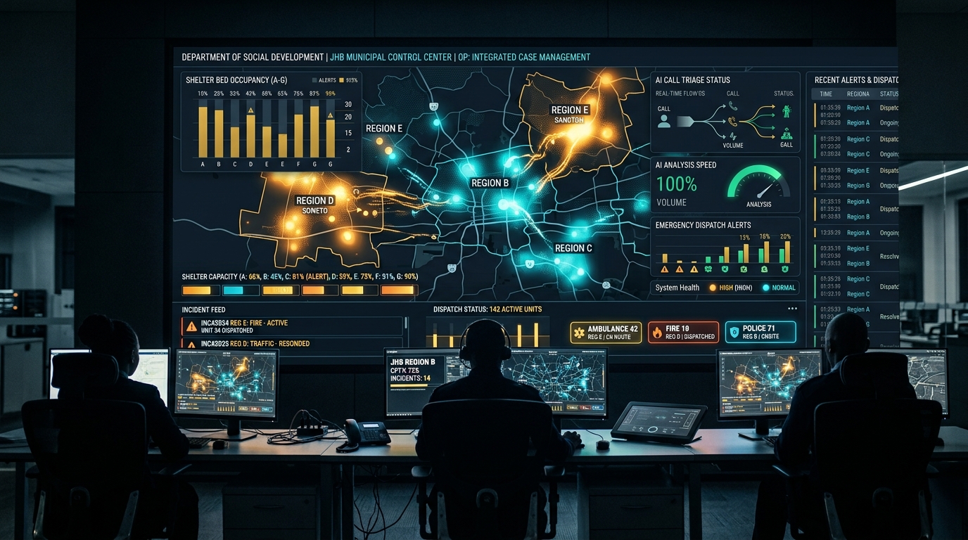 SimTech CivicAssist Management Dashboard